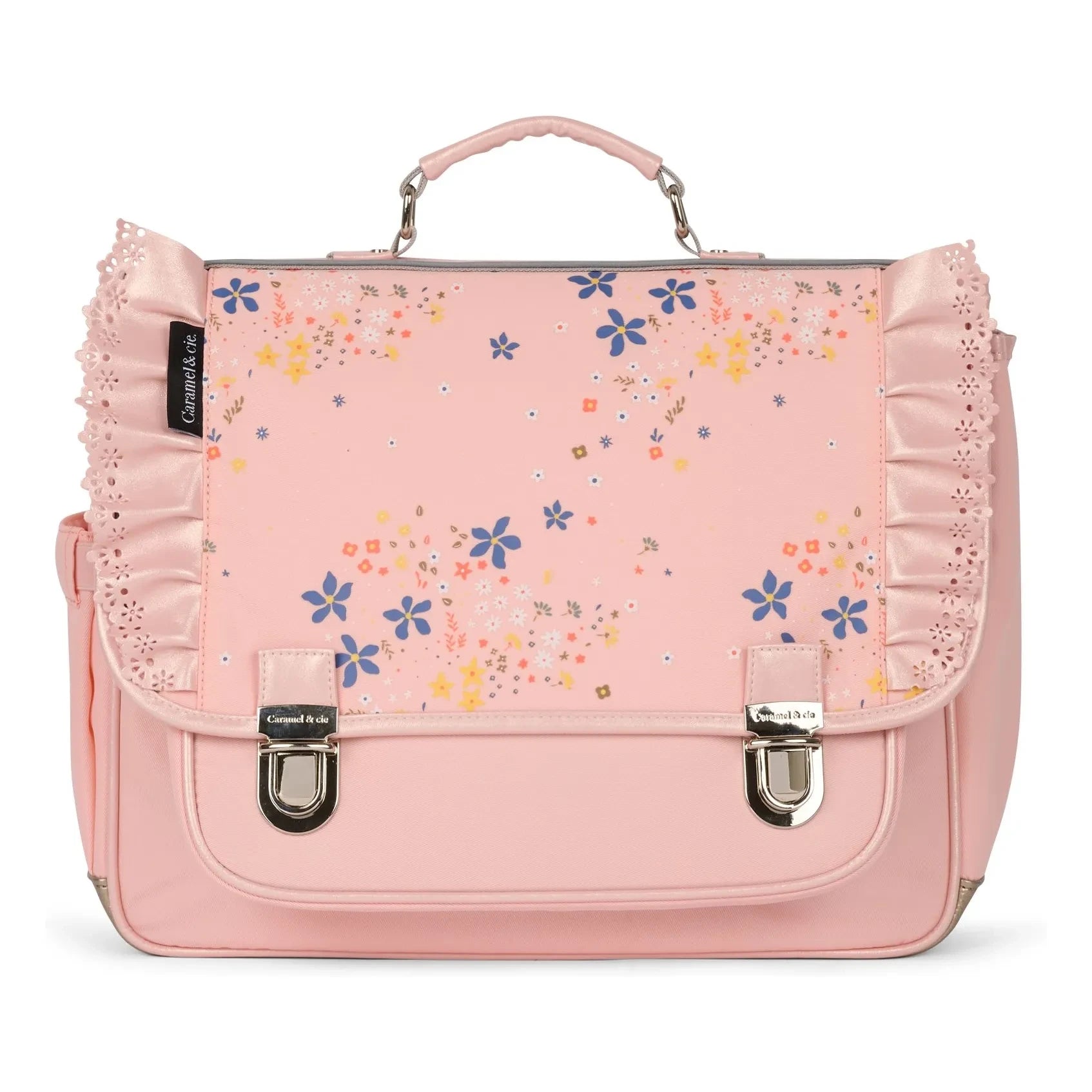 Caramel & Cie - Stella Umhängetasche mit Rüschen | Rosa