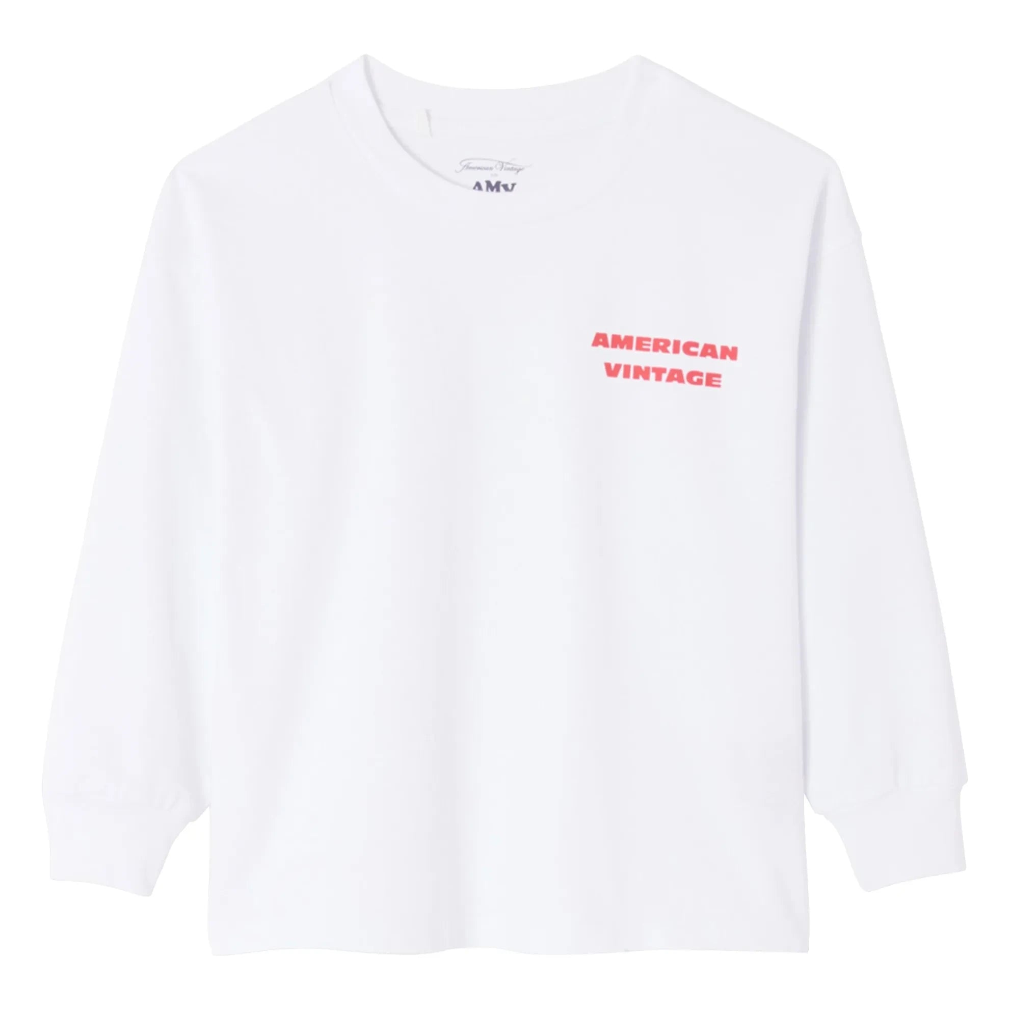 American Vintage - Langärmliges T-Shirt Fizvallay | Weiß