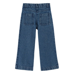 Emile et Ida - Bestickte Jeans in Blau
