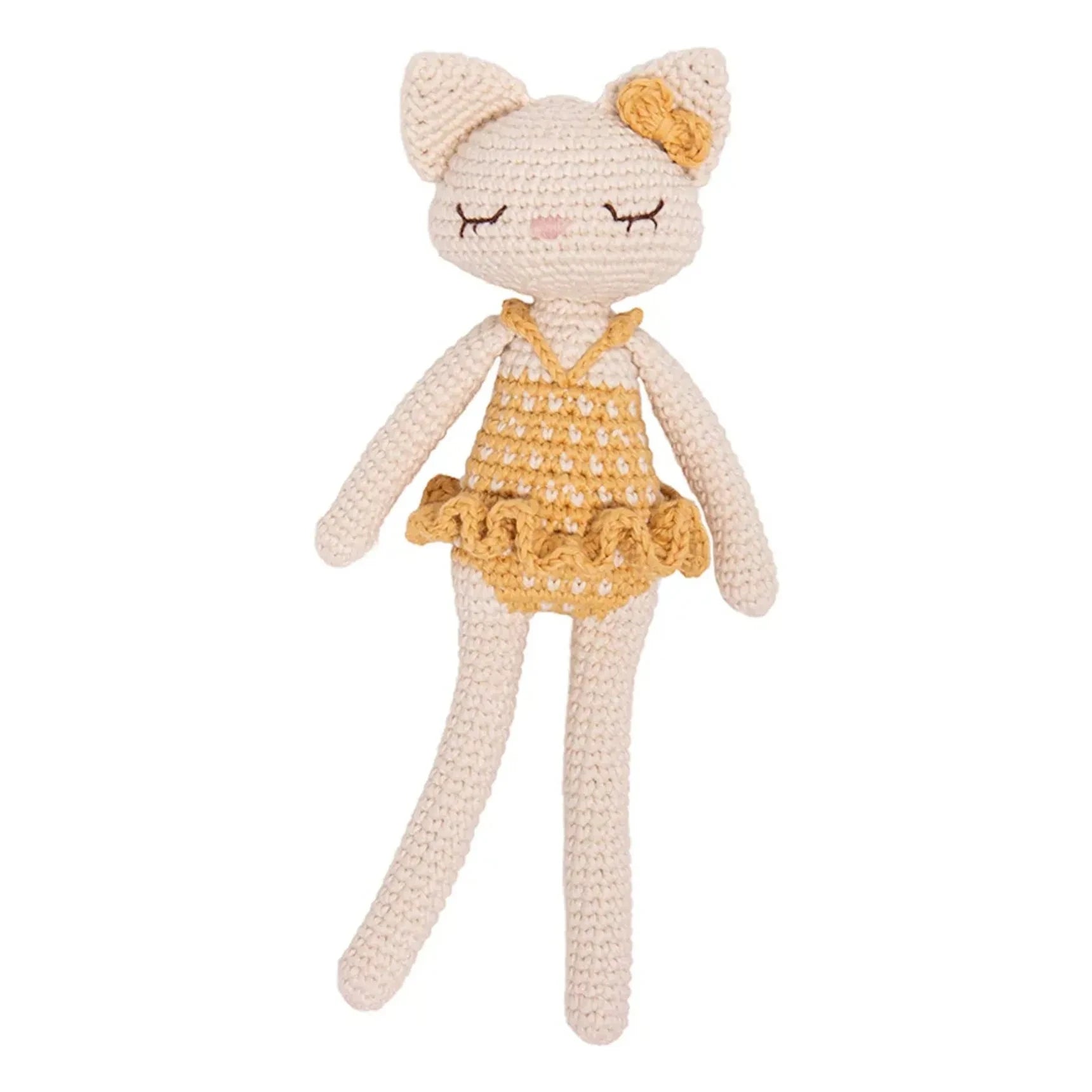 Patti Oslo - Schmusetuch Katze Camille | Gelb