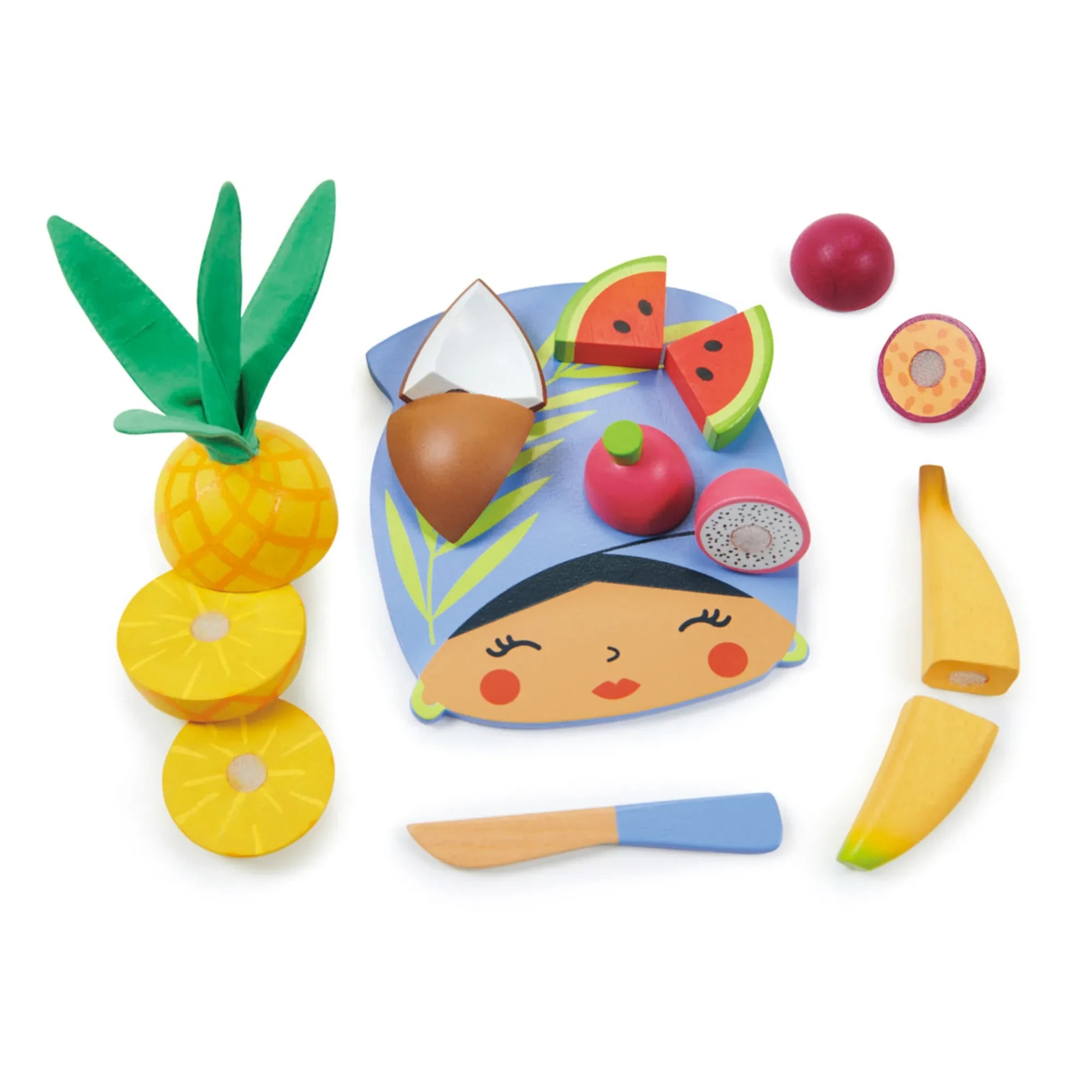 Tender Leaf Toys - Tropisches Obst-Schneidebrett
