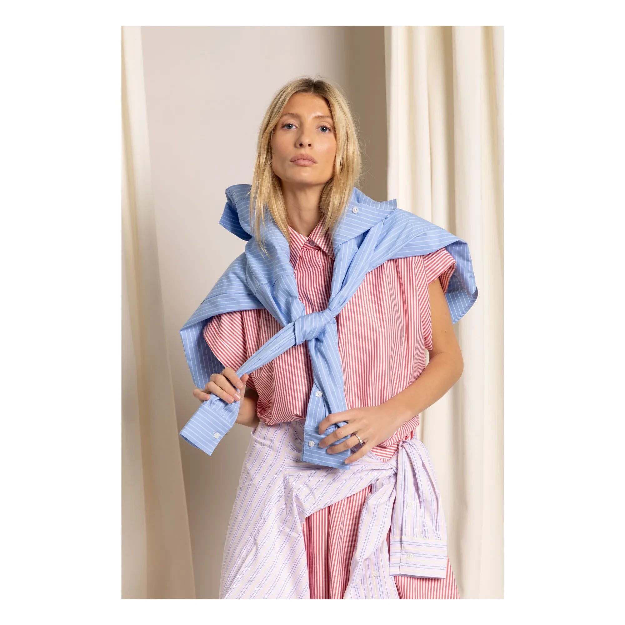 Smallable Woman - Kanel Gestreiftes Hemd | Lila