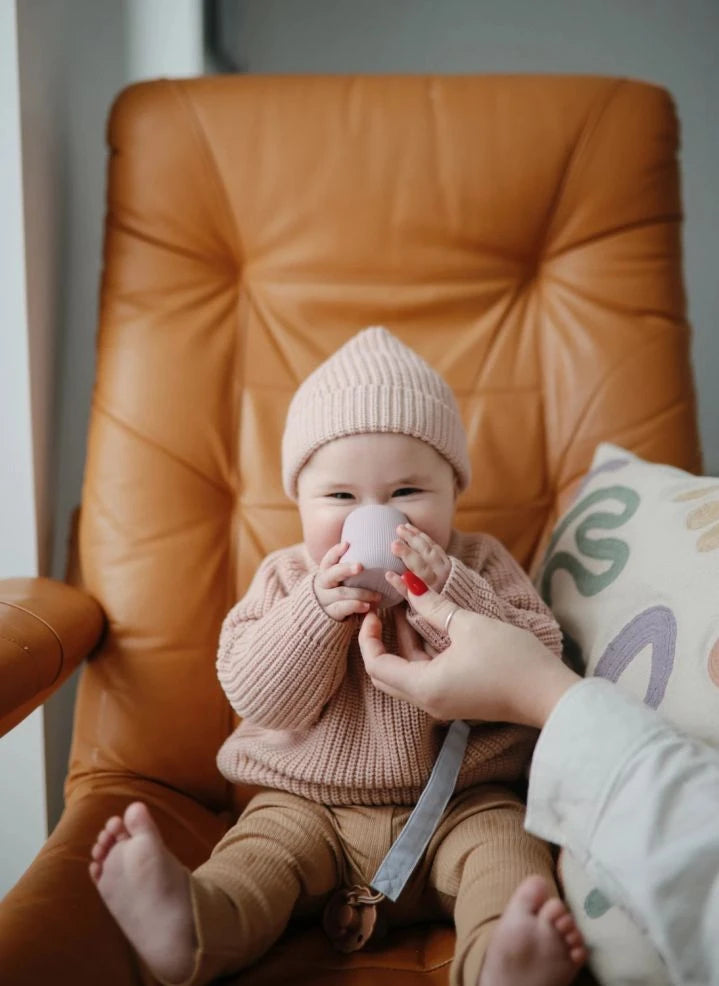 Mushie - Silikon Babybecher | Flieder