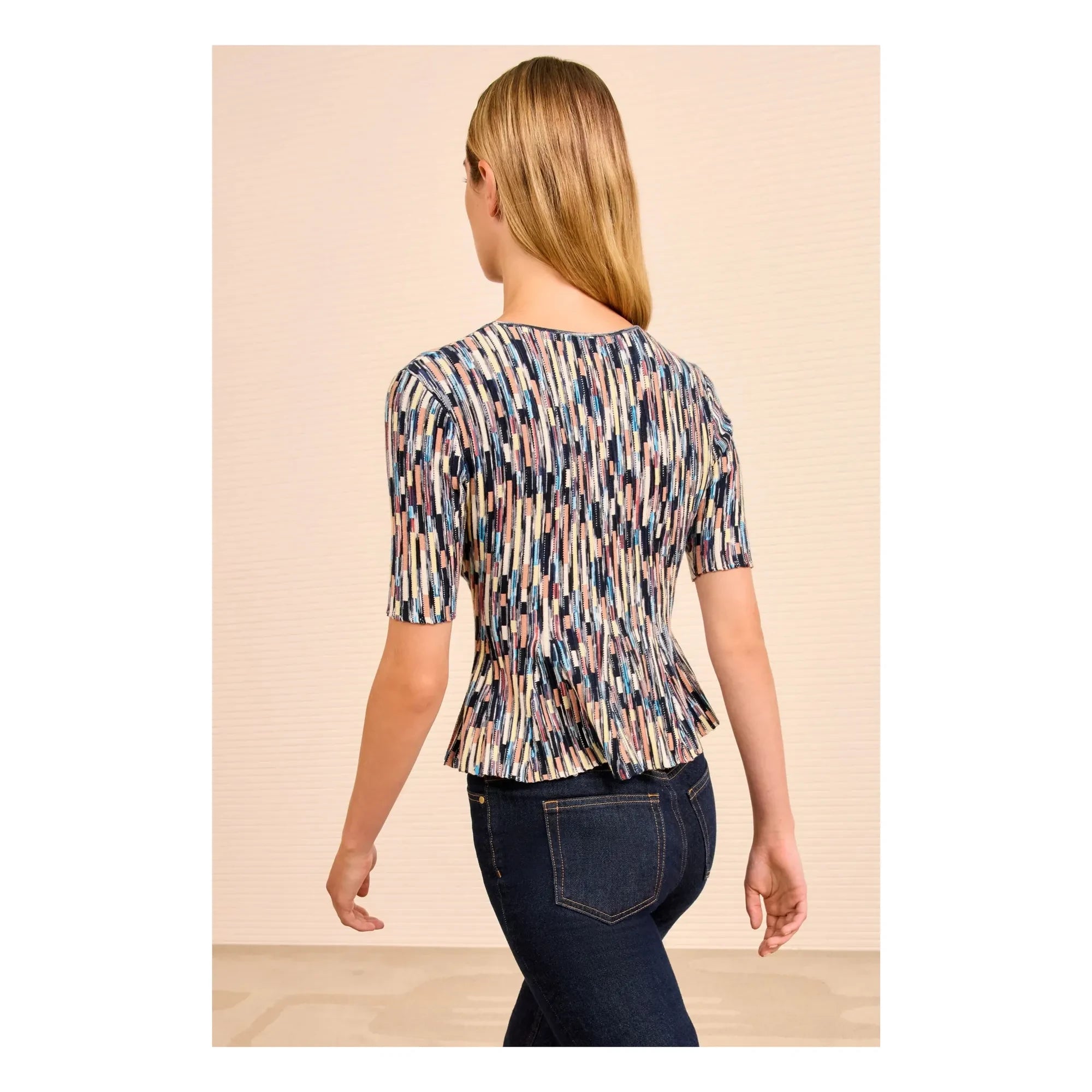 Ulla Johnson – Strick-T-Shirt Samira | Blau