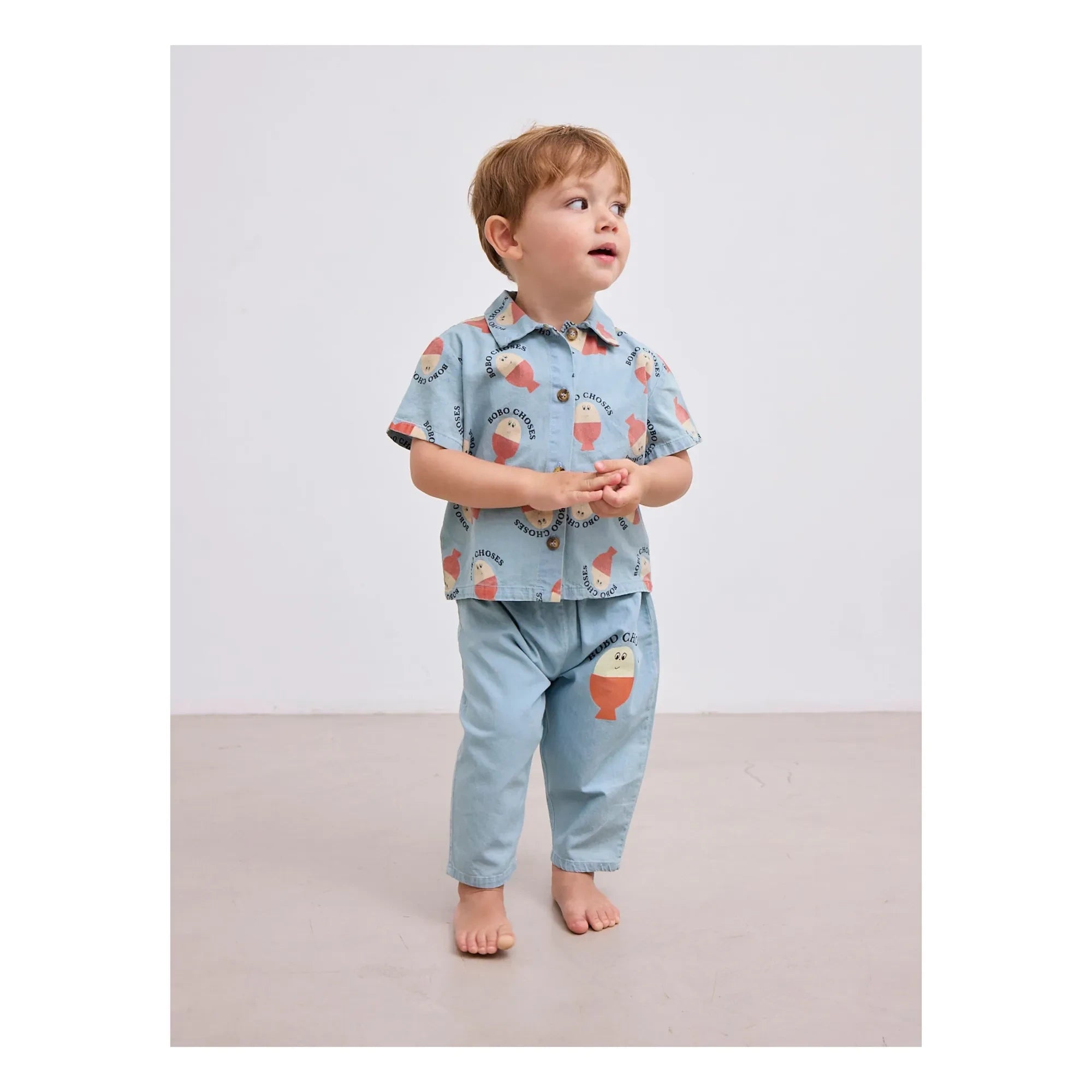 Bobo Choses - Bobo Denim Hellblaues Hemd | Blau