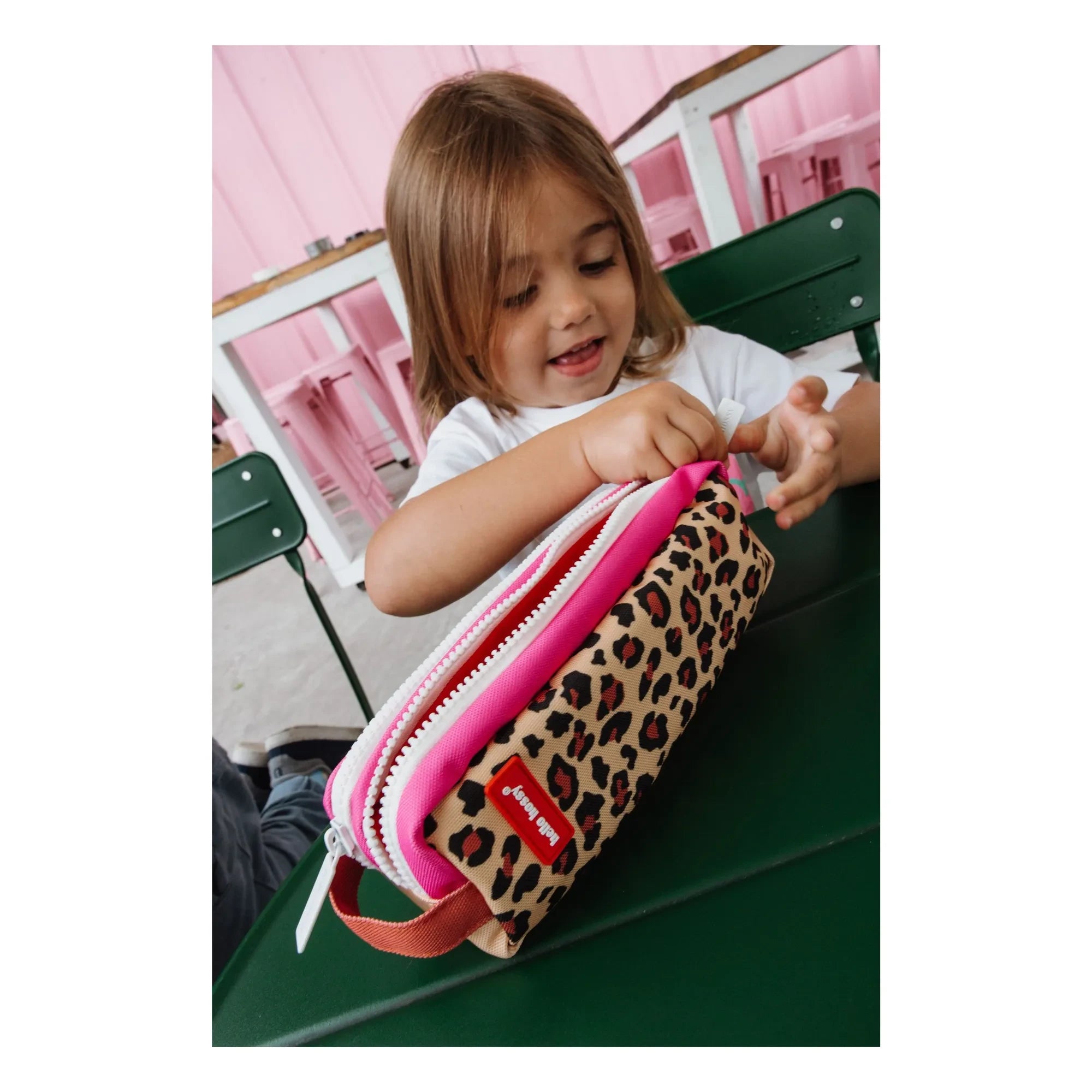 Hello Hossy - Leopar Kalem Kutusu | Kahverengi
