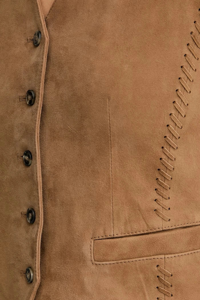 Weekend Max Mara Damen Wildlederweste VETUSTA