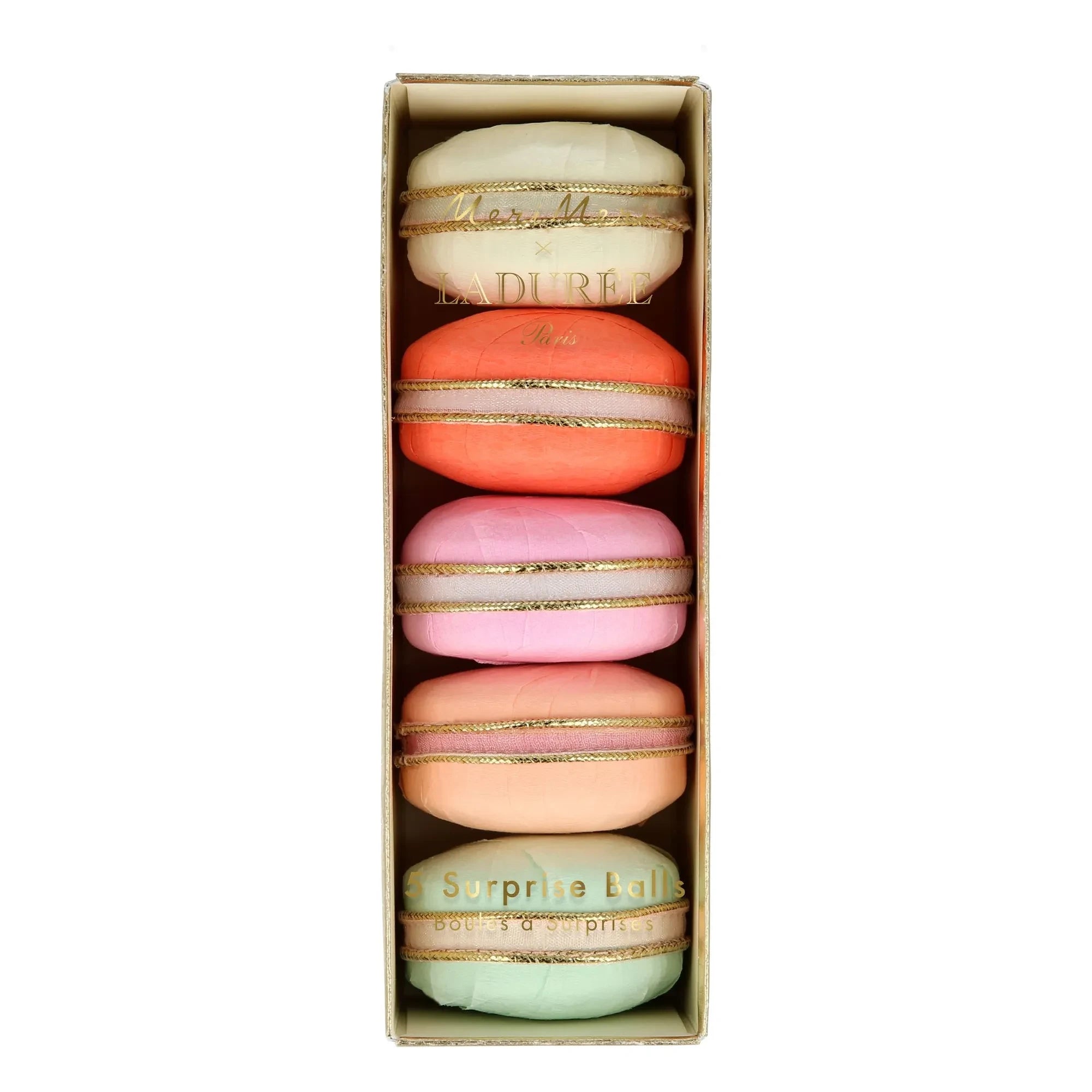 Meri Meri - Macarons Überraschungen - Meri Meri x Ladurée - 5er-Set