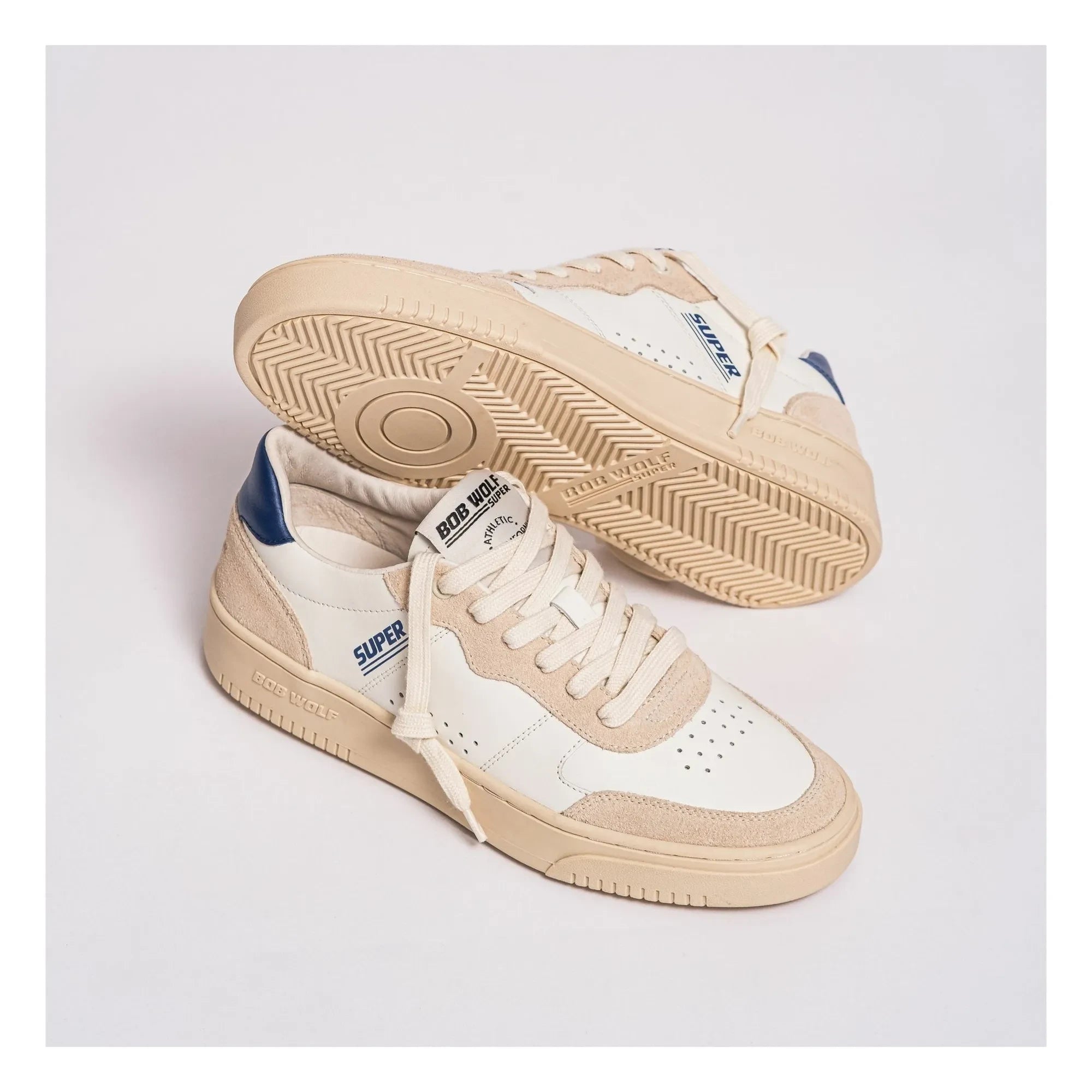 Bob Wolf - Legacy '76 Leder & Wildleder Sneakers | Sand