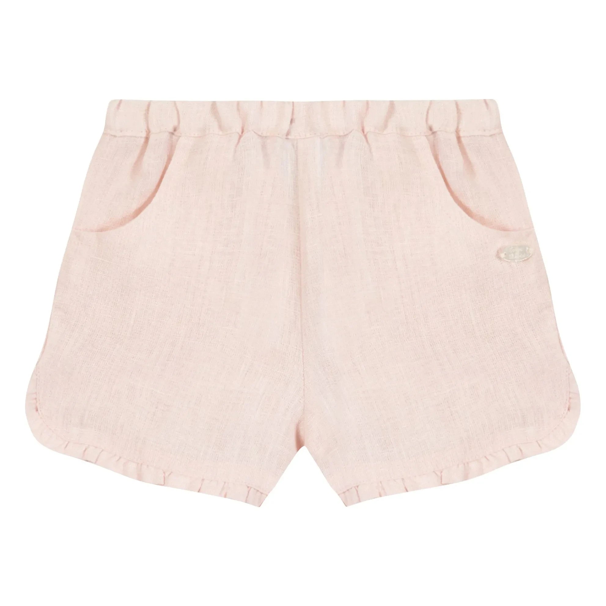 Tartine et Chocolat - Hellrosa Shorts mit Volants