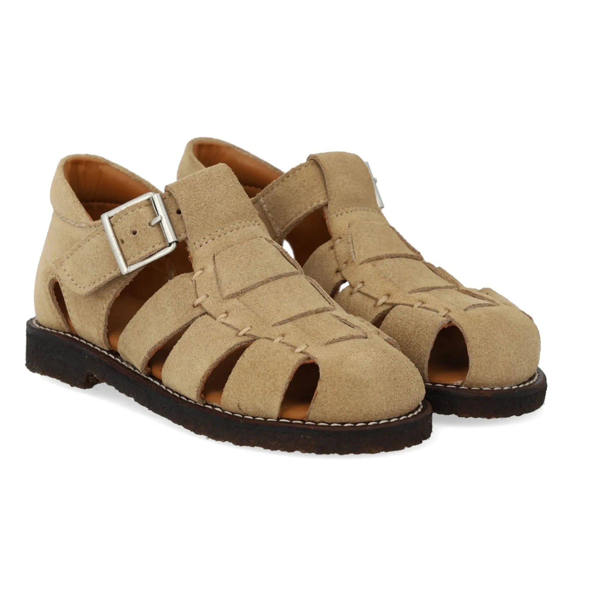 Angulus - Fischer-Sandalen aus Wildleder | Sand