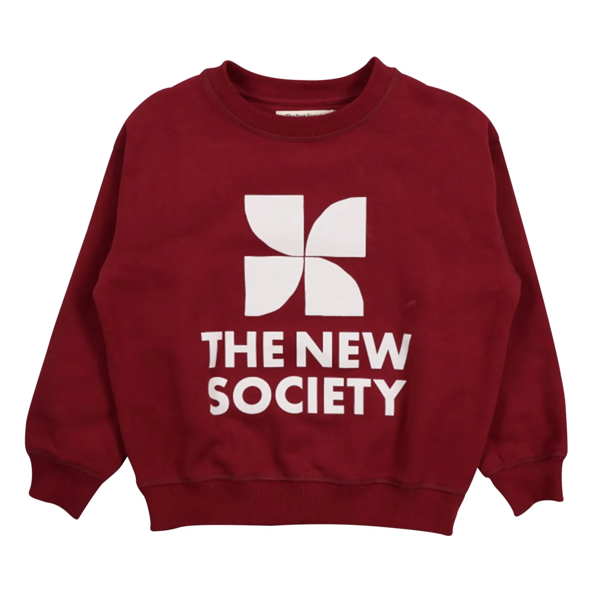 the new society - Sweatshirt Logo | Bordeaux