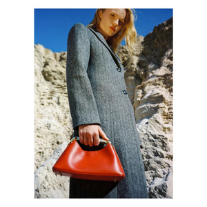 Elleme - Tasche Mini Boomerang Leder | Rot