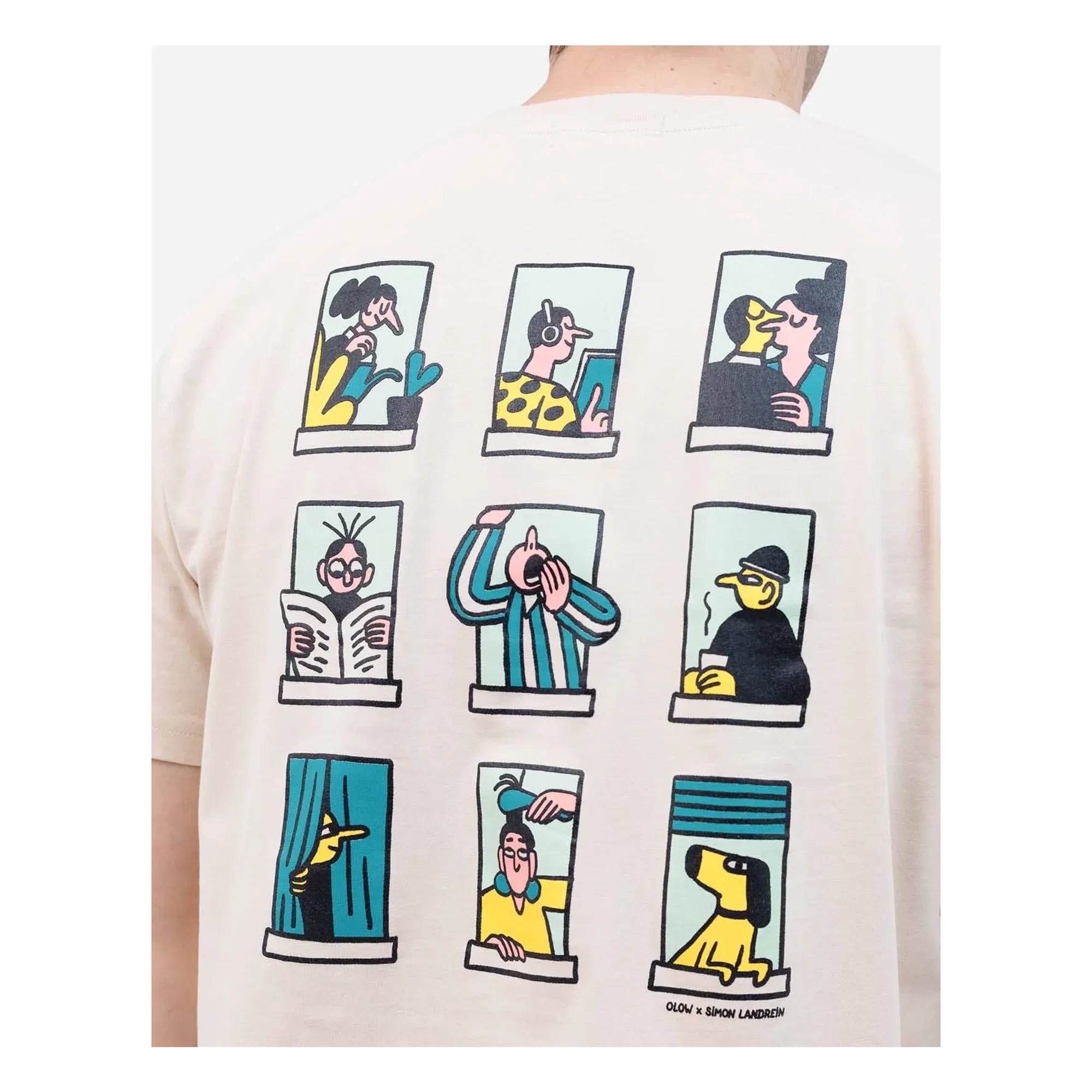Olow - Building T-Shirt | Creme