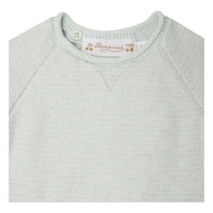 Bonpoint - Bio-Baumwoll Loan T-Shirt und Leggings Set | Grau