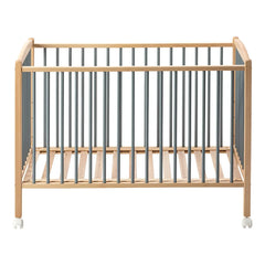 Combelle - Arthur Babybett 60 x 120 cm | Grau-Blau