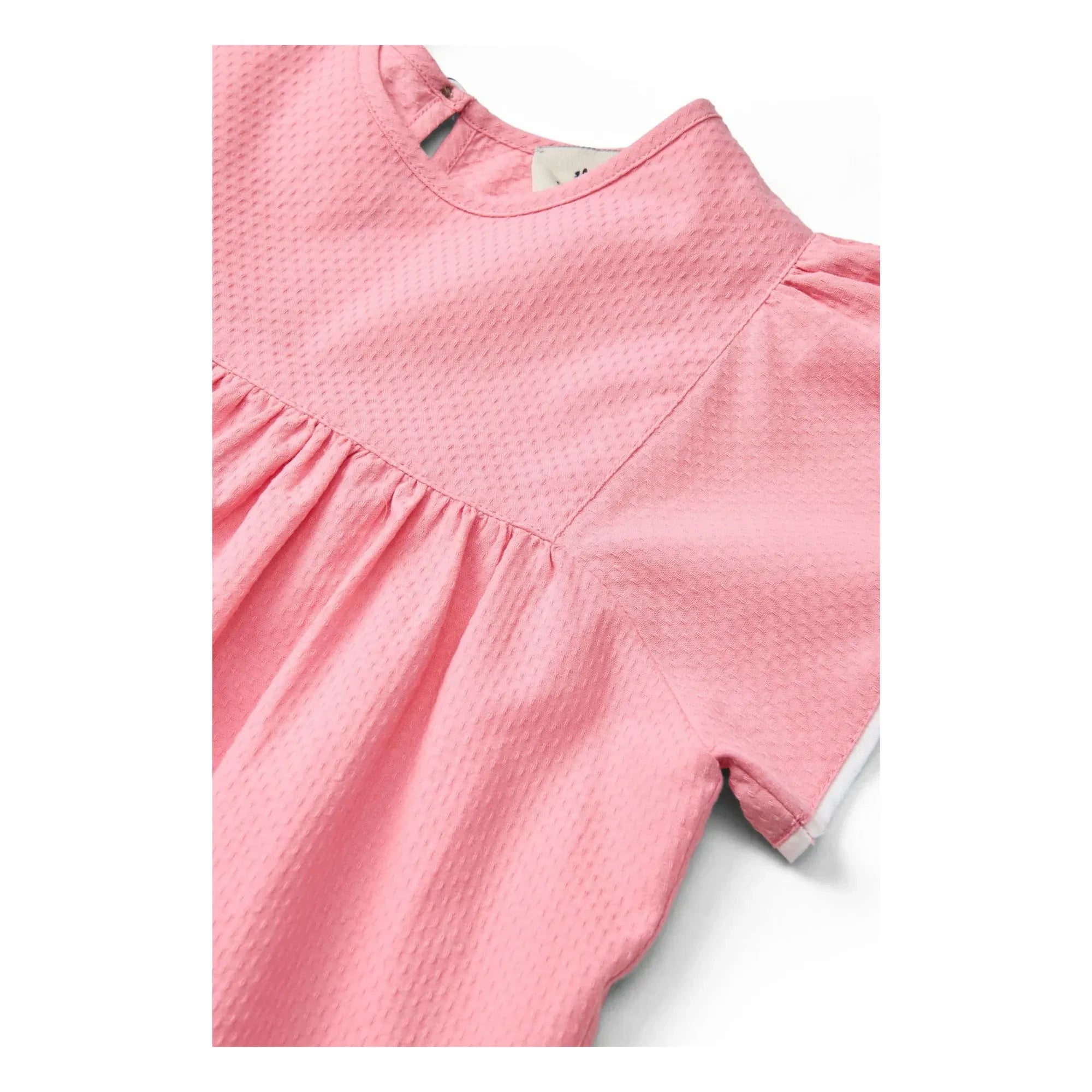 Copenhagen Colors - Bio-Baumwoll-Bluse mit Rüschen | Puderrosa