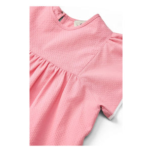 Copenhagen Colors - Bio-Baumwoll-Bluse mit Rüschen | Puderrosa