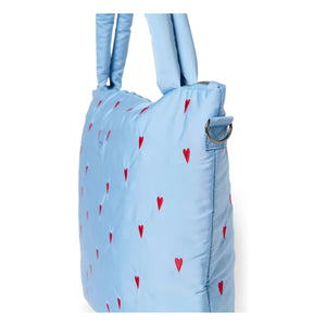 Studio Noos - Wickeltasche Puffy Hearts | Hellblau