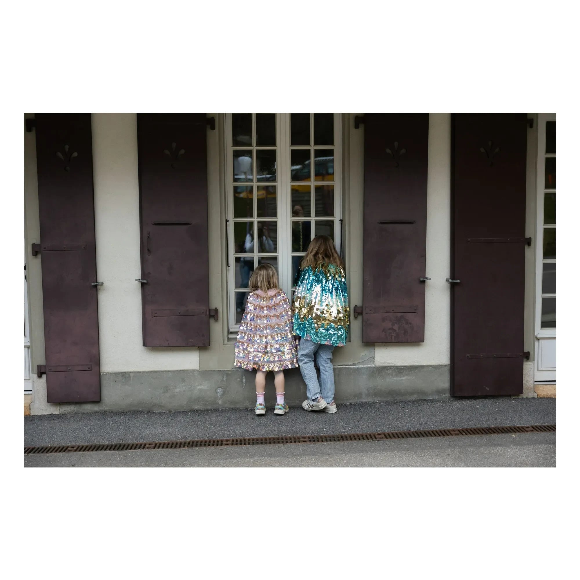 Great Pretenders - Der Paillettenumhang "The 5th Avenue" | Blau