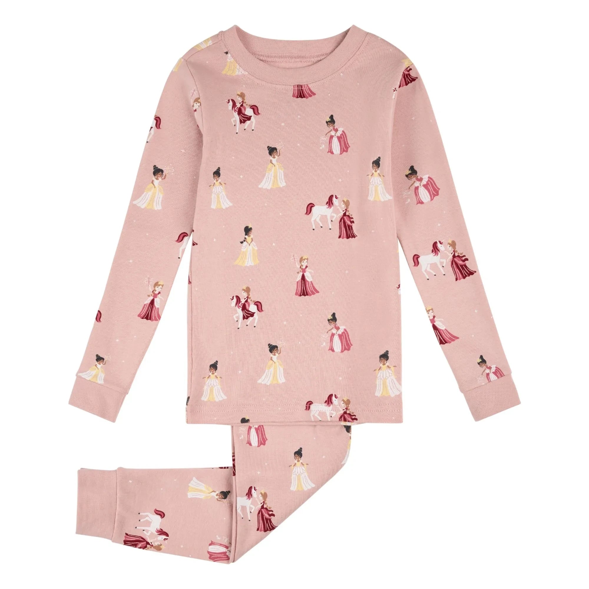 Petit Lem - Prinzessin Pyjama Bio-Baumwolle | Rosa