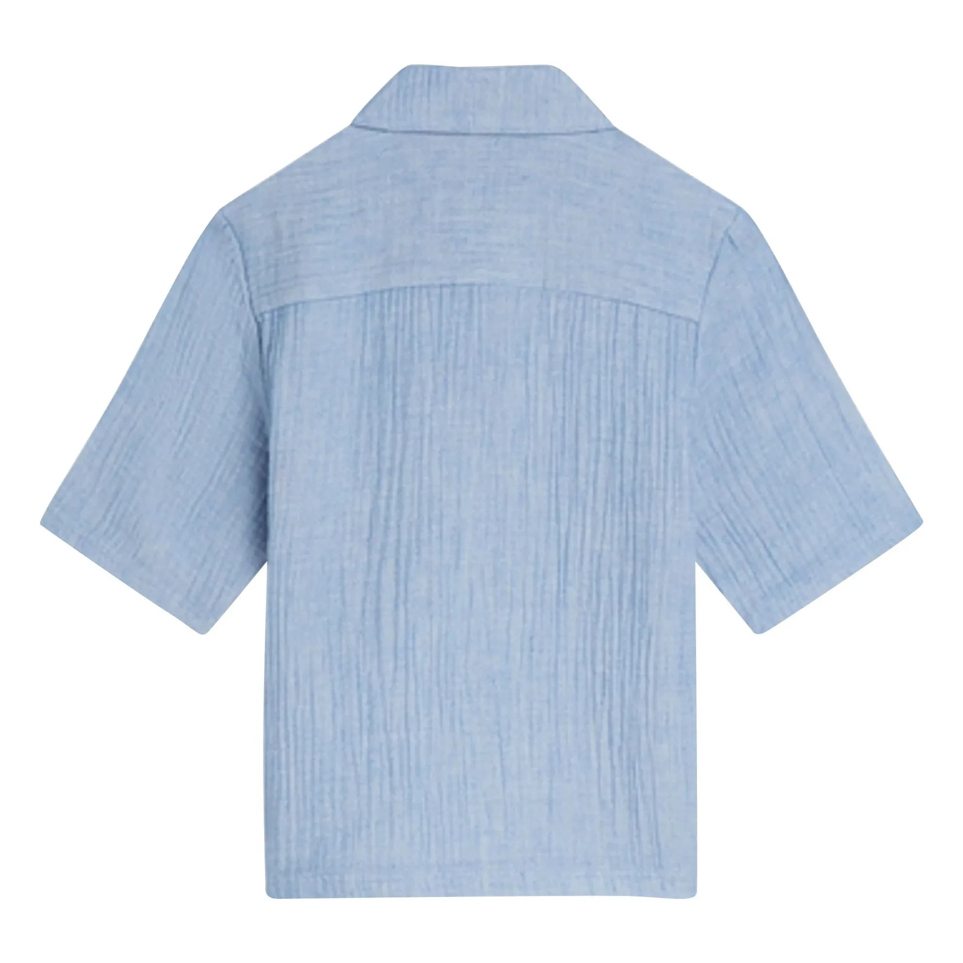 Scotch & Soda – Polo-Chambray-Hemd | Hellblau