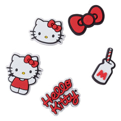 Crocs - 5er-Set Hello Kitty Jibbitz | Rot