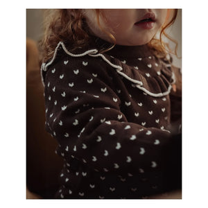 Fliink - Fame Gepunkteter Pullover | Braun
