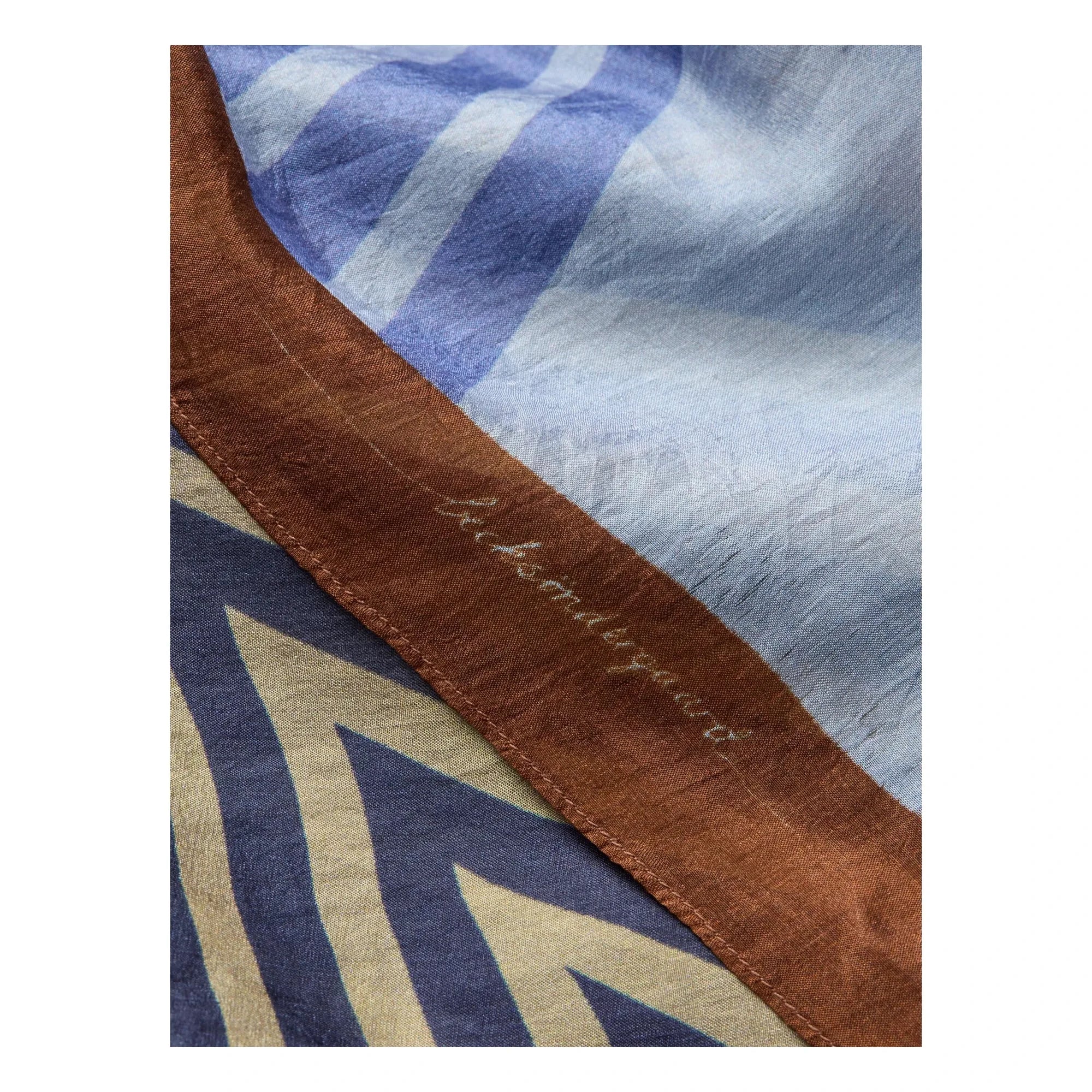 Becksöndergaard - Graphilia Taby Seidenschal | Blau
