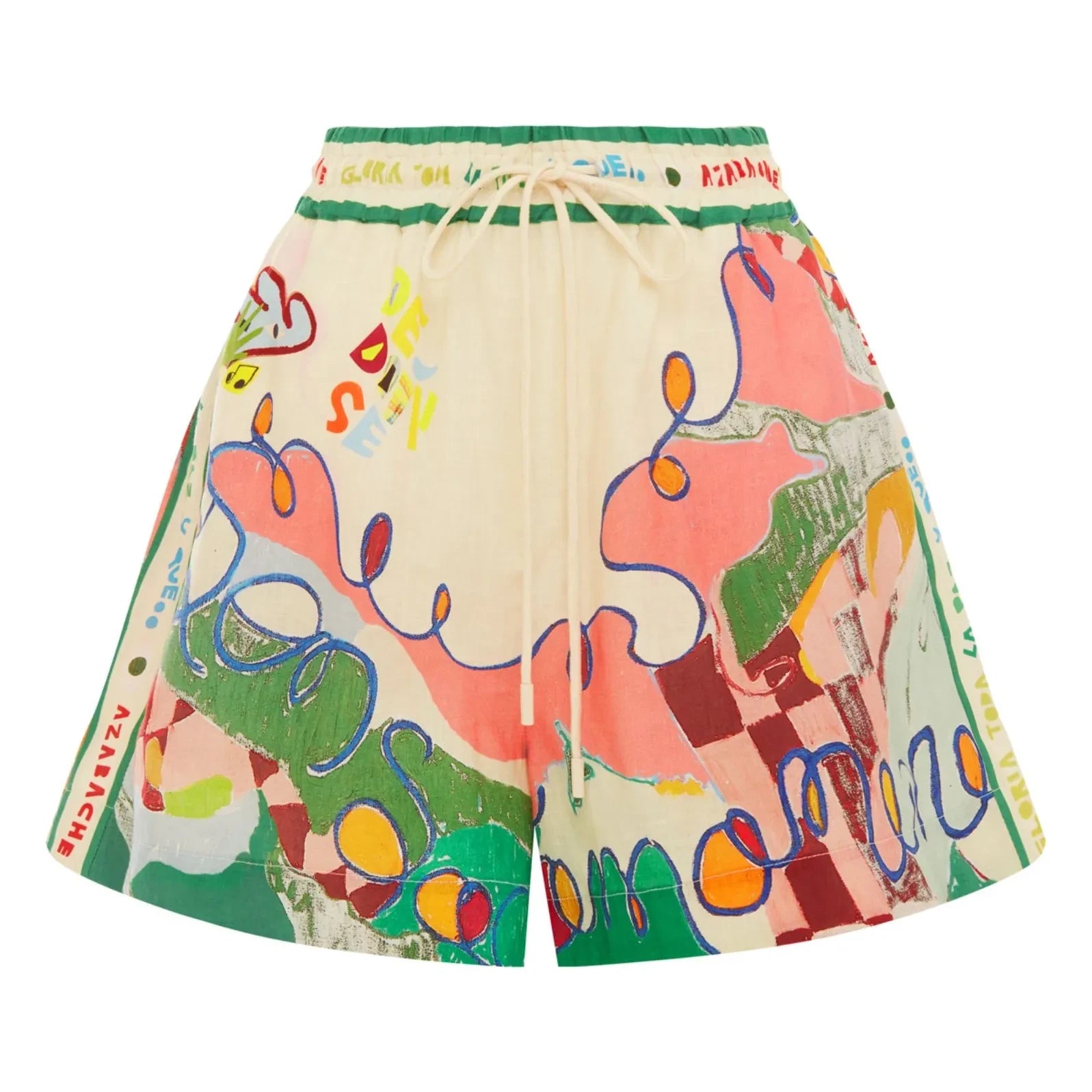 Alémais - Nadia Leinen-Shorts | Grün
