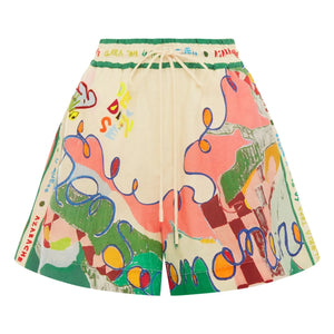 Alémais - Nadia Leinen-Shorts | Grün