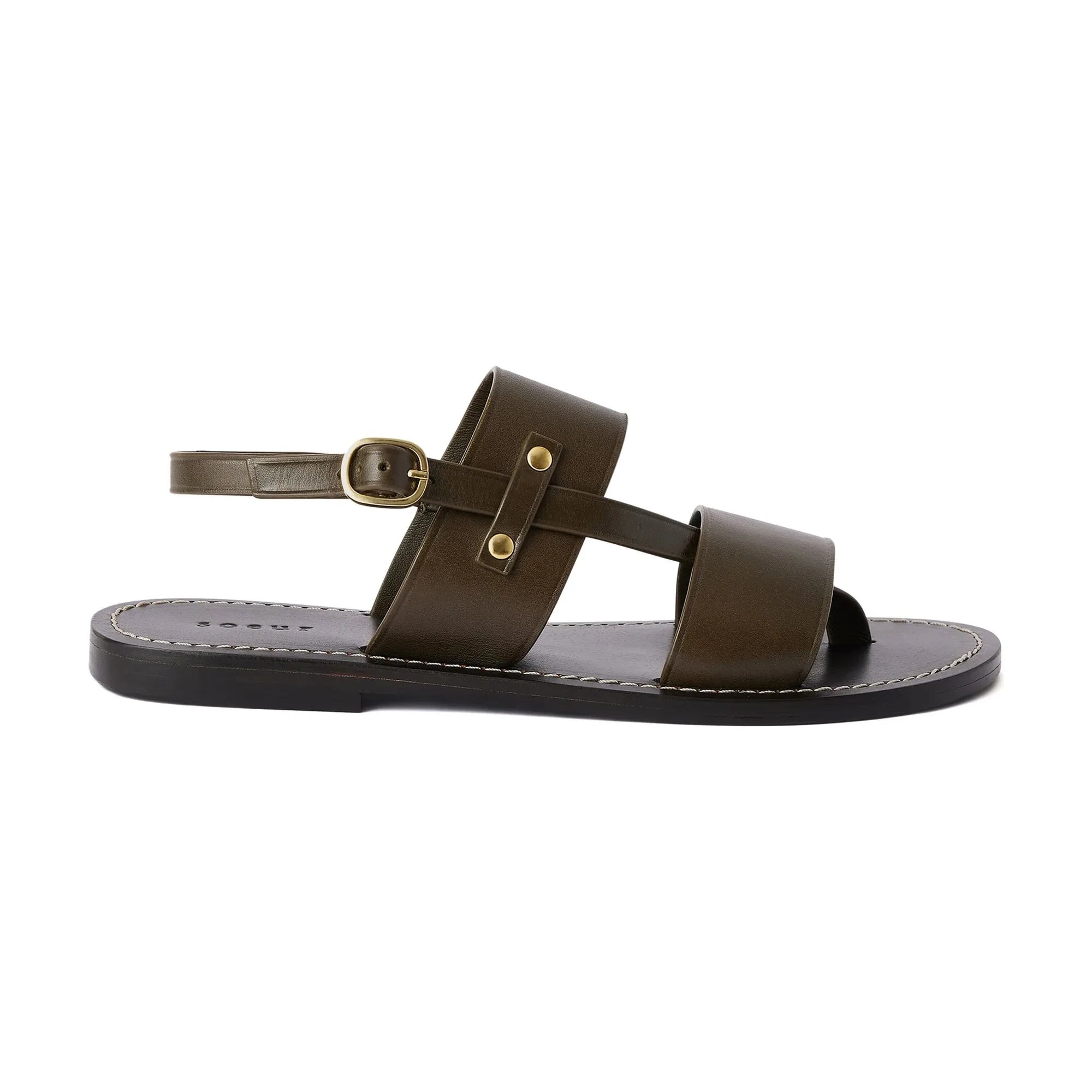 Soeur - Amazonia Ledersandalen | Khaki