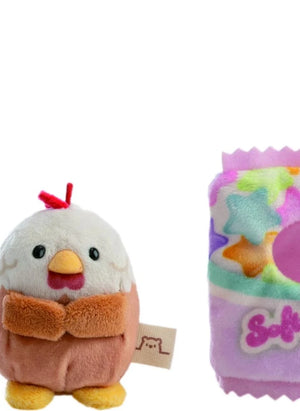 Nici - Keko Huhn Plüschspielzeug in Zucker-Kostüm | Weiß