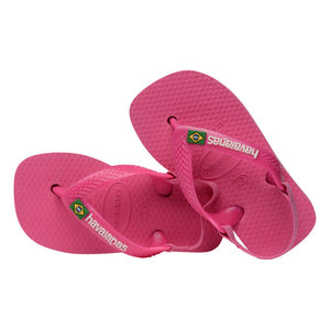 Havaianas - Baby Brasil Logo Zehentrenner | Rosa