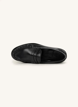 Bobbies - Owen Leder Loafers | Schwarz