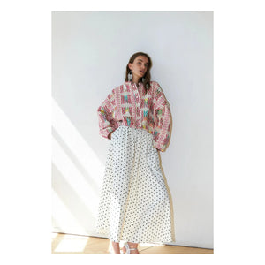 Lollys Laundry – Rosa Baumwoll-Lama-Jacke