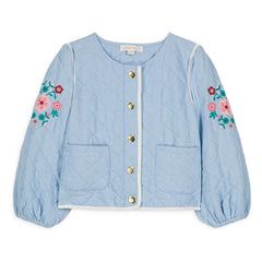 Louise Misha - Joulia Bio-Baumwoll-Jacke | Hellblau