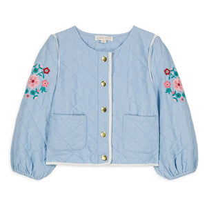 Louise Misha - Joulia Bio-Baumwoll-Jacke | Hellblau
