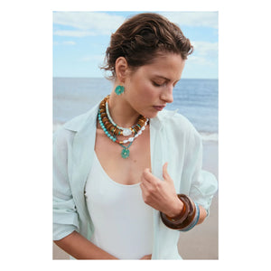 Lizzie Fortunato - New Bloom Halskette | Blau