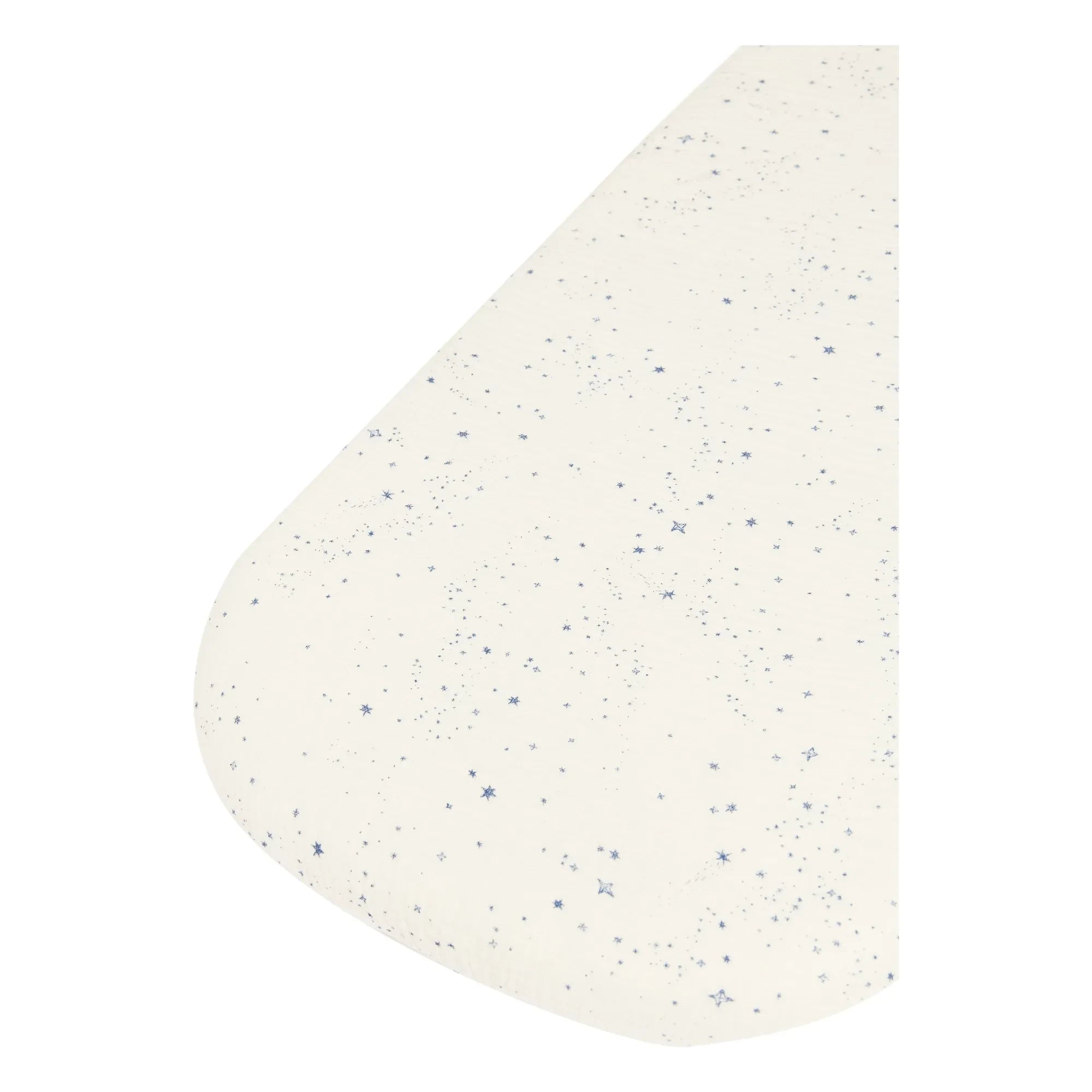 Nobodinoz - Wabi Sabi Milky Way Baby-Spannbettlaken | Blau