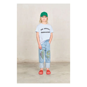 The Animals Observatory - T-Shirt mit Hahnen-Logo | Hellblau