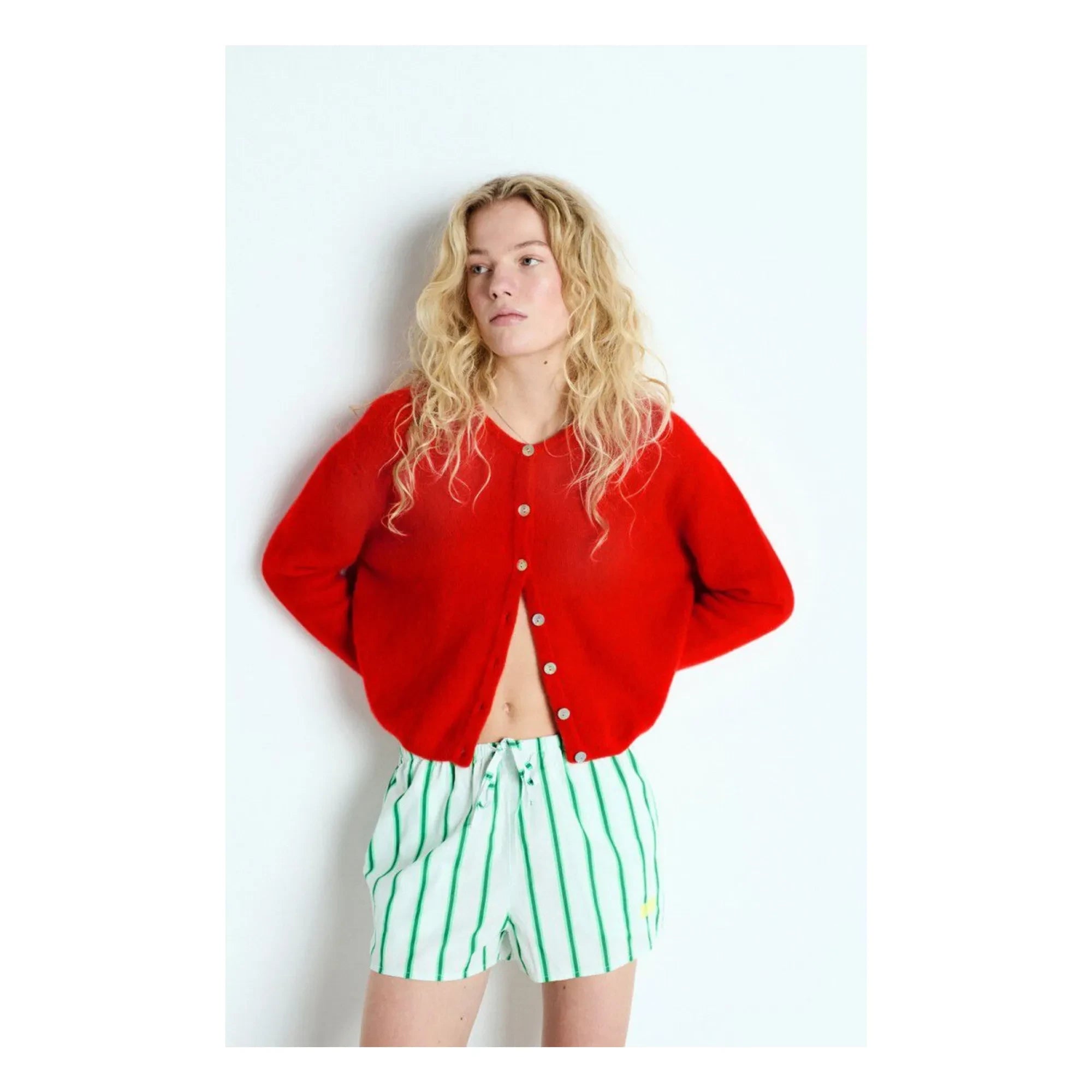 American Vintage - Vitow Weste aus Alpaka und Wolle | Rot