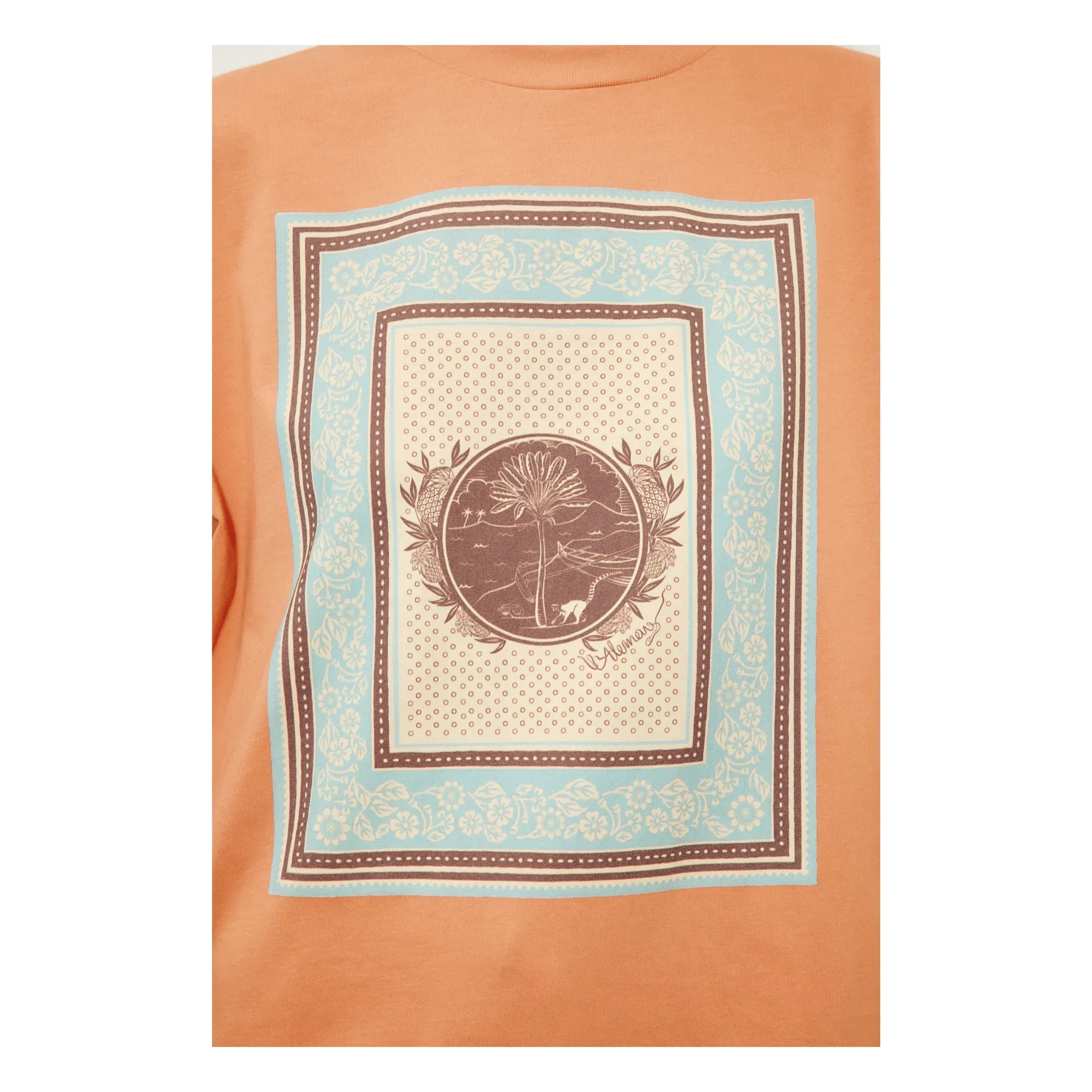 Alémais – Alberta T-Shirt aus Bio-Baumwolle | Orange
