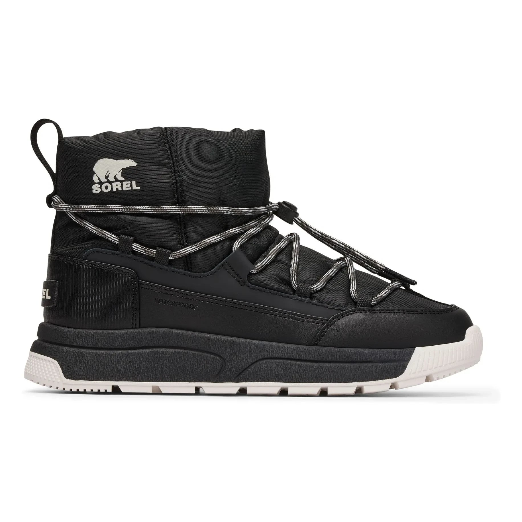 Sorel - Whitney III Slip-On wasserdichte Stiefel | Schwarz