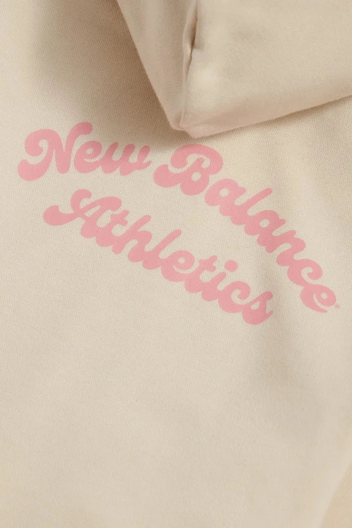 Çocuklar için pamuklu kapüşonlu New Balance sweatshirt