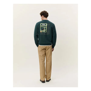 Les Deux - Sweat Café | Dunkelgrün