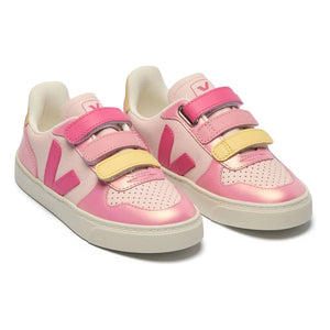 Veja - Scratch-Sneakers Kleine V-10 Leder | Pink