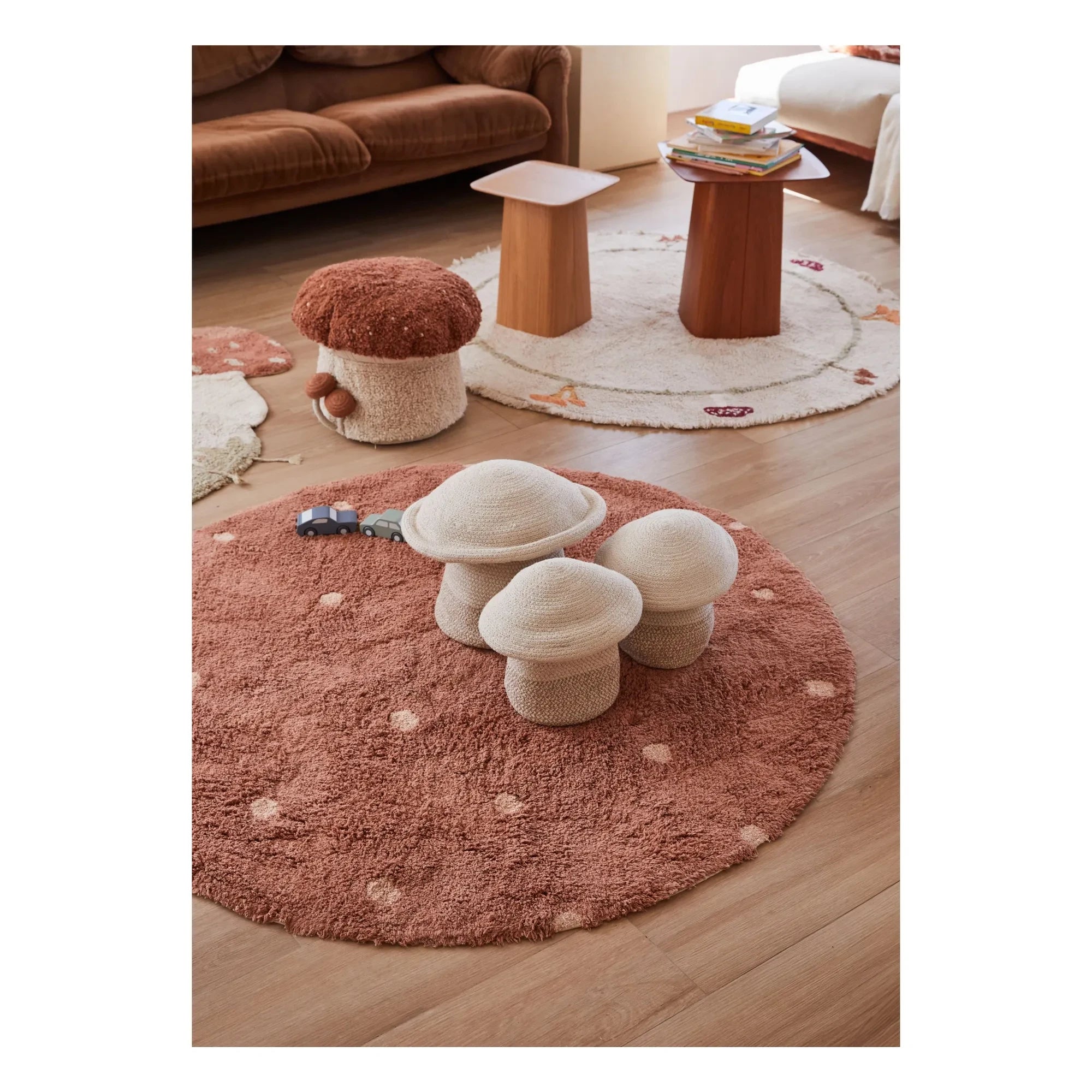 Lorena Canals - Tupfenrunder Teppich | Terracotta