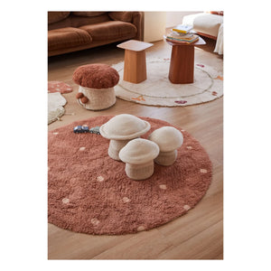 Lorena Canals - Tupfenrunder Teppich | Terracotta