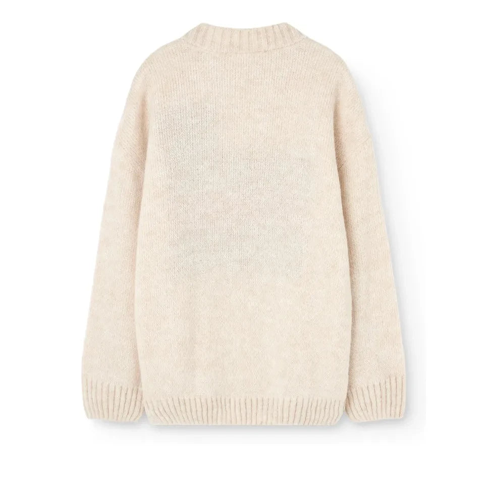 The Animals Observatory - Boxfish Auto-Pullover | Creme